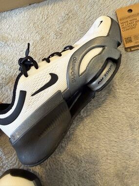 Nike White and Black women Running Shoe